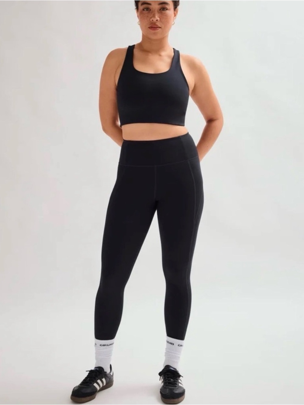 girlfriend collective Black High-Rise Performance Leggings  NWT Size S
